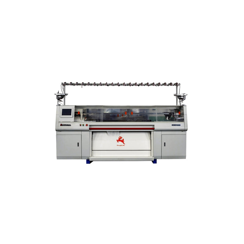 DOUBLE SYSTEM COMPUTERIZED FLAT KNITTING MACHINE