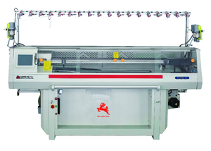 SINGLE DOUBLE SYSTEM COMPUTERIZED FLAT KNITTING MACHINE