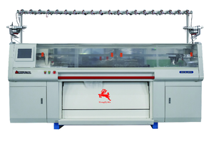 DOUBLE SYSTEM COMPUTERIZED FLAT KNITTING MACHINE